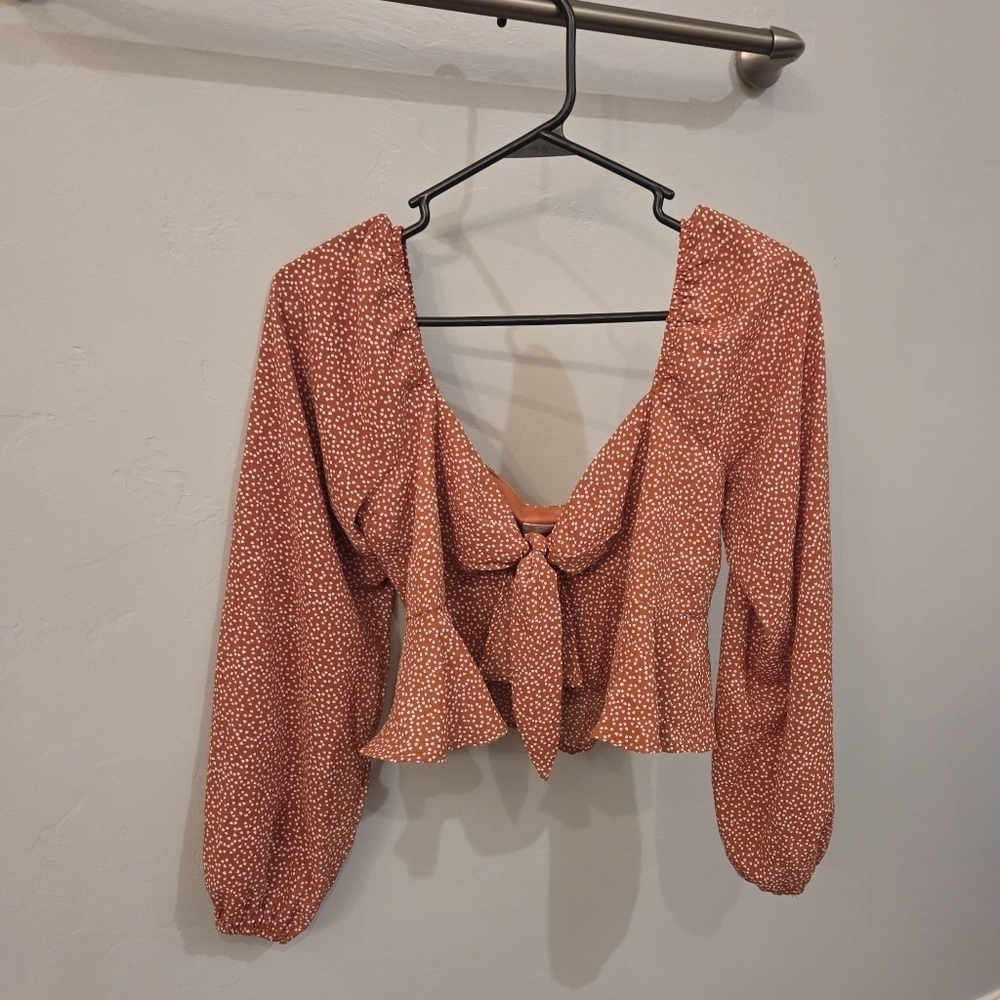 Altar'd State Patterned Blouse - Picture 2 of 5